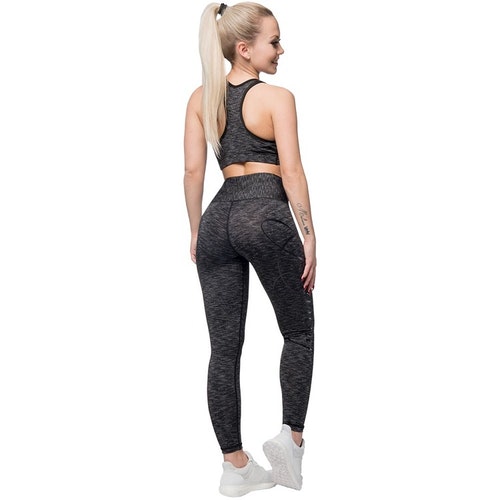 Cushy Soft Leggings Black/Gray