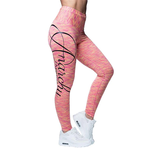 Cushy Soft Leggings Pink/Yellow XS