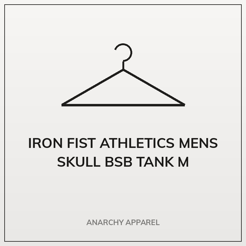 Iron Fist Athletics Mens Skull BSB Tank M