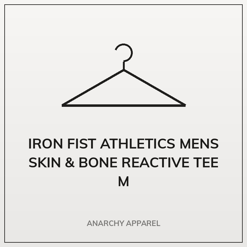 Iron Fist Athletics Mens Skin & Bone Reactive Tee M