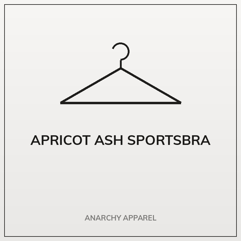 Apricot Ash Sportsbra S XL