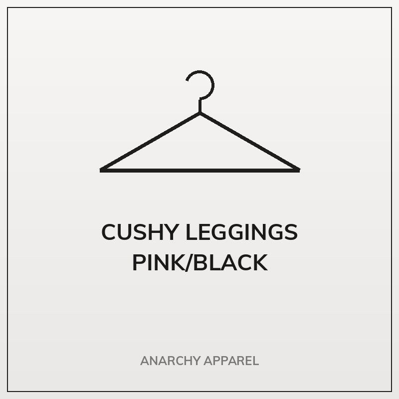 Cushy Leggings Pink/Black