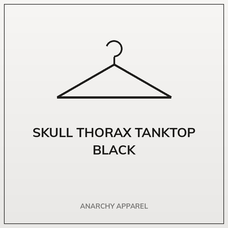 Skull Thorax Tanktop Black